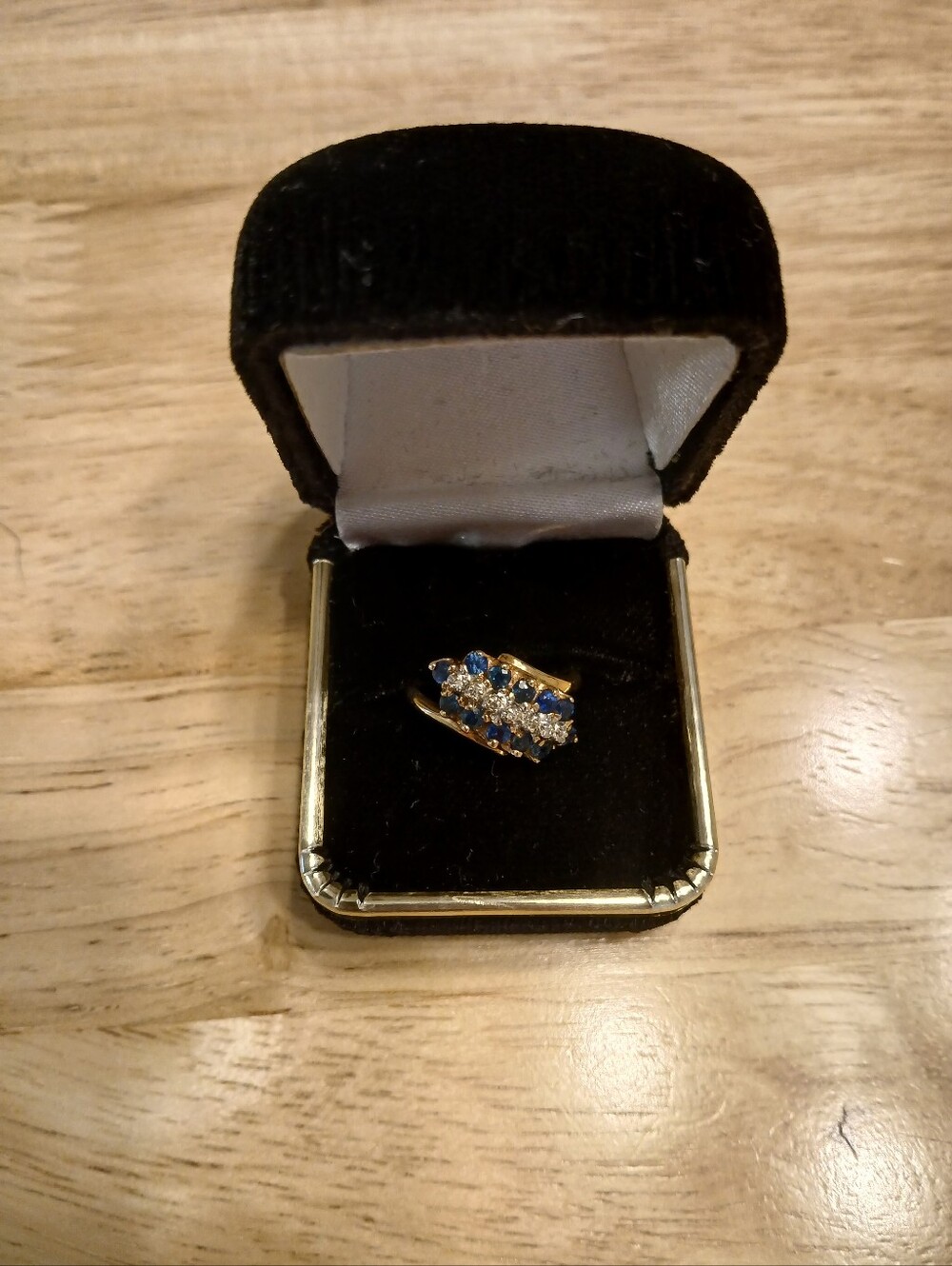 Sapphire and Diamond Ring Size 7